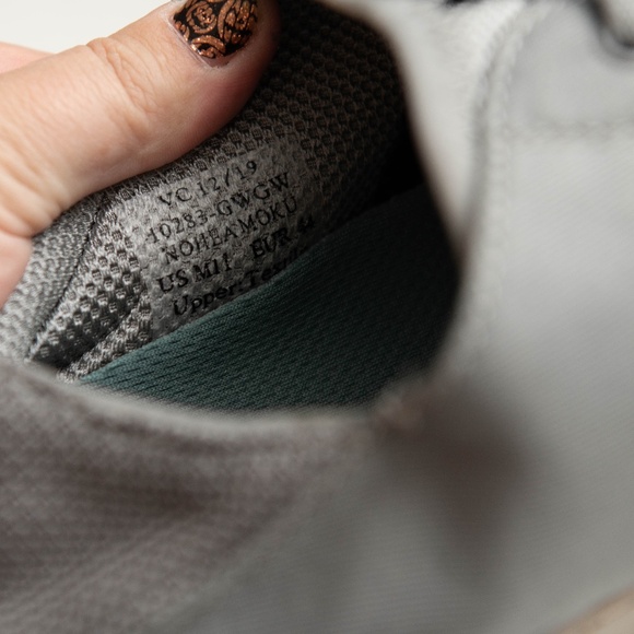 Olukai Nohea Moku Gray Boat Shoes Slip On Sneakers, Men's Size 11 Lace up Knit - Picture 6 of 6